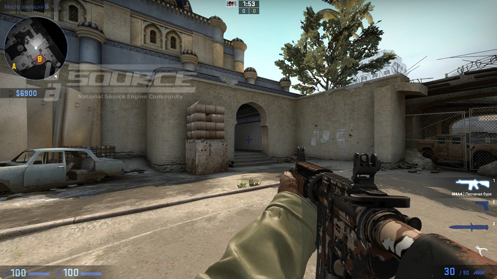 Положение оружия и рук в CS:GO